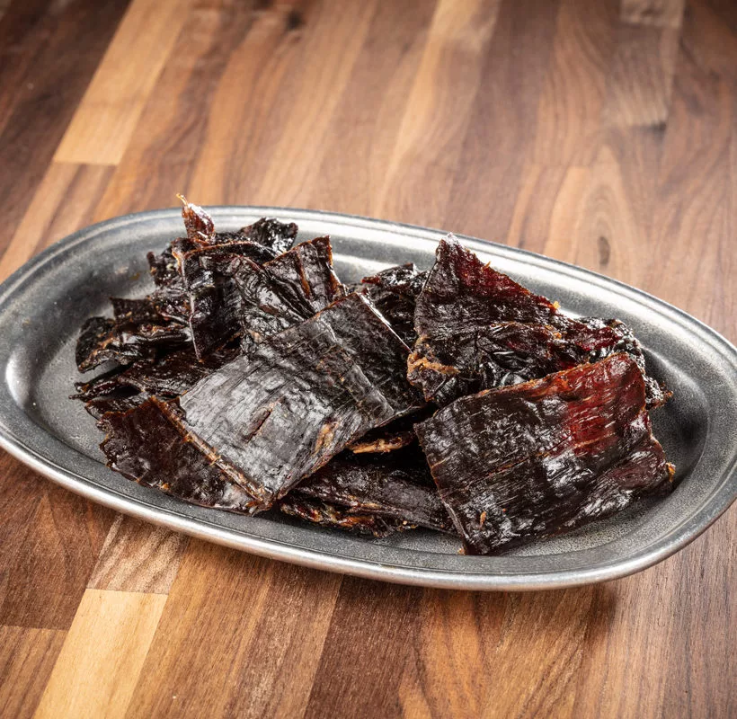 sweet and spicy beef jerky