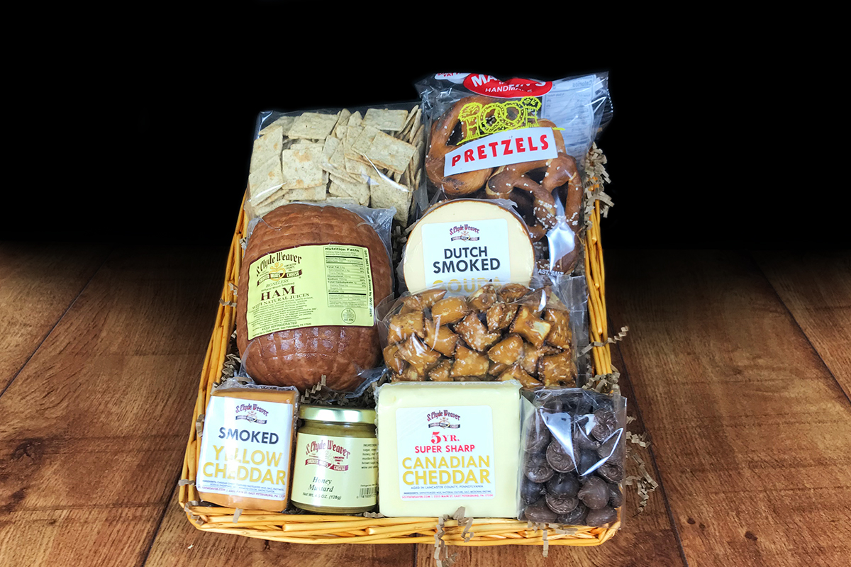 Ham Gift Basket Simple Favorites Pack S. Clyde Weaver