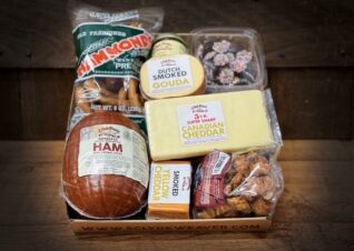 Ham and Cheese Gift Basket