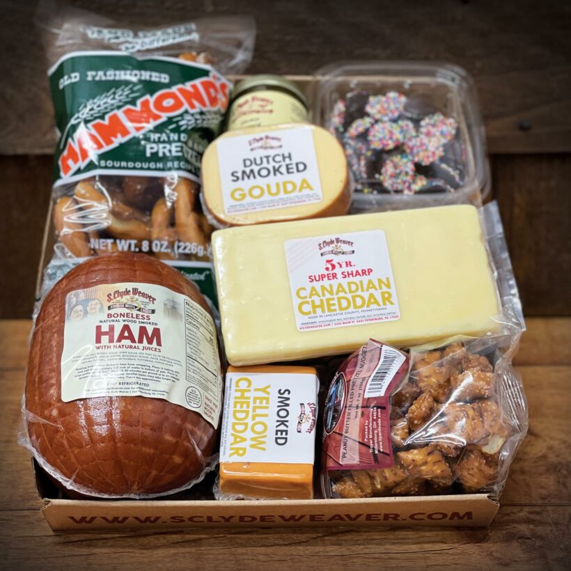 Ham and Cheese Gift Basket