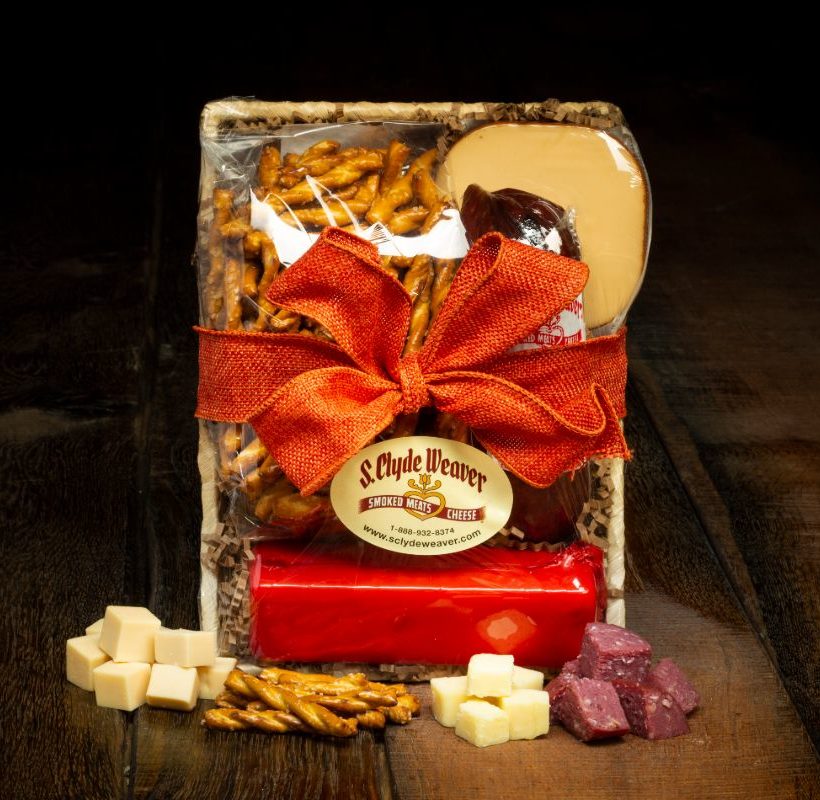 meat and cheese gift basket