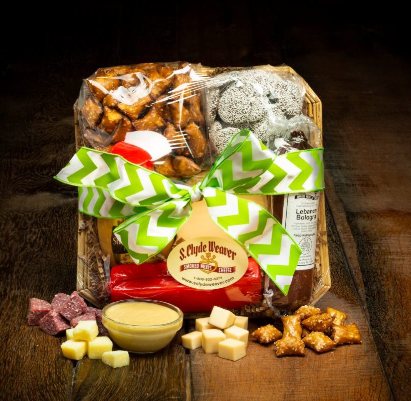 meat and cheese gift basket