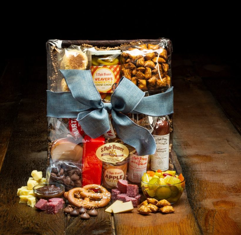 meat and cheese gift basket