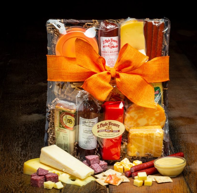 meat and cheese gift basket