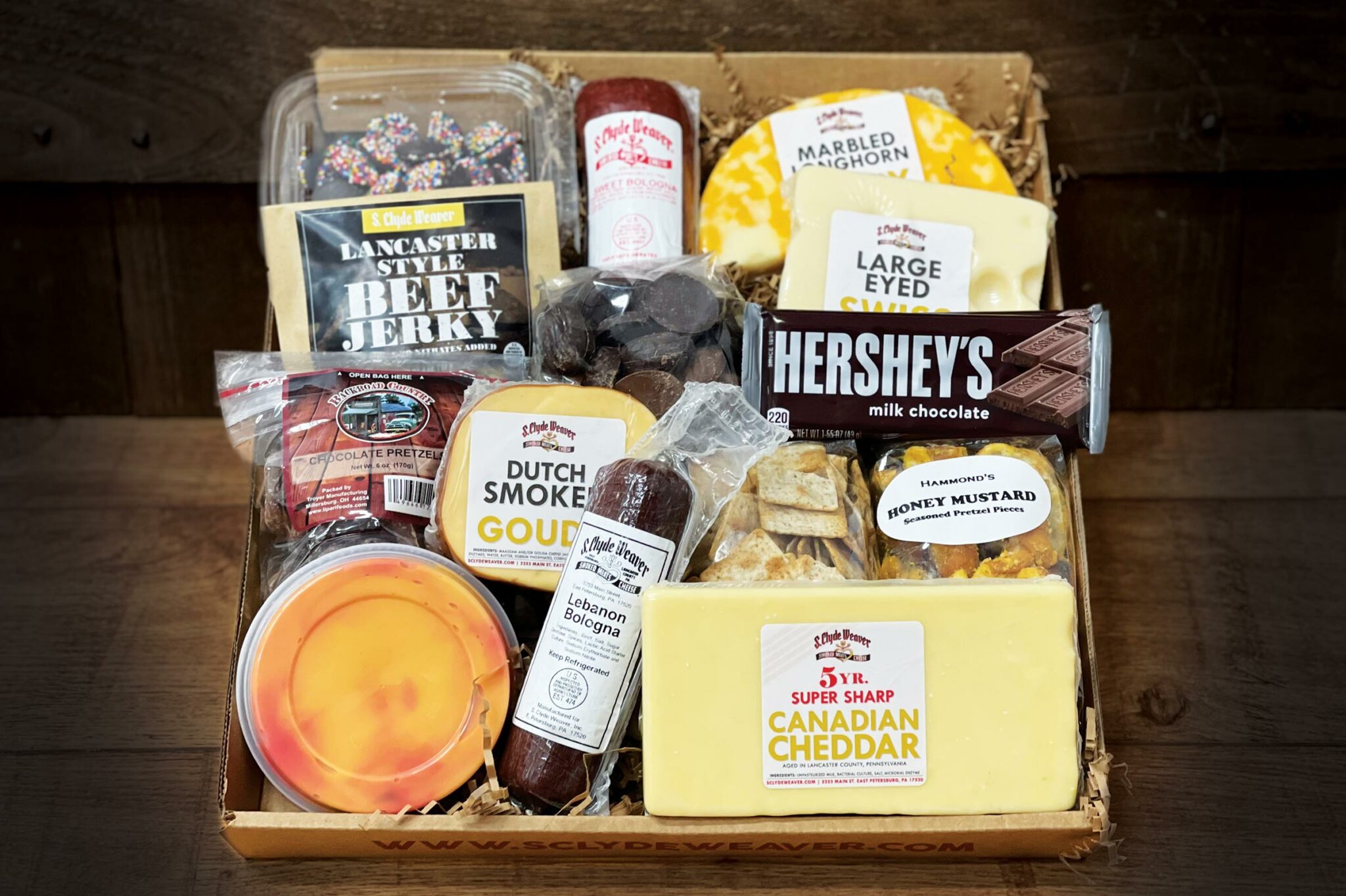 Bologna & Cheese Gift Basket S. Clyde Weaver