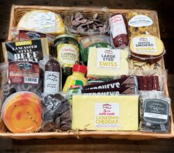 Large Bologna & Cheese gift basket
