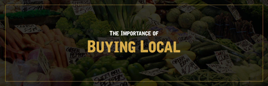 importance of buying local products essay