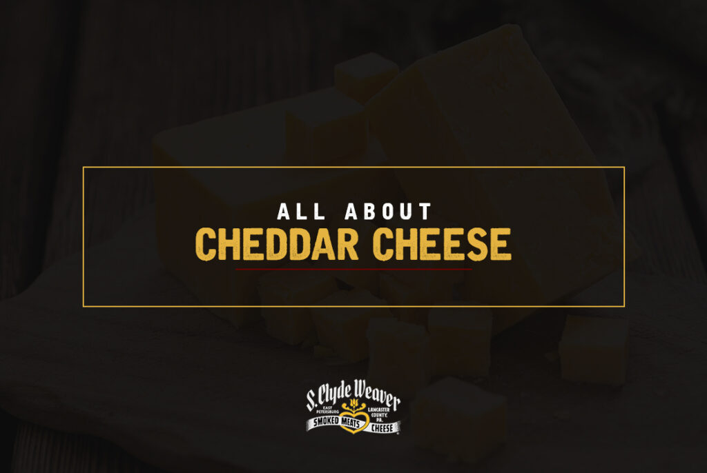 Cheddar Cheese on a board