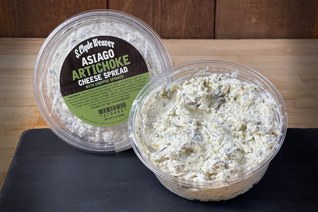 Asiago Artichoke Cheese Spread for Sale S. Clyde Weaver